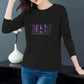 DREAM Print Pullover Spring Long-sleeved T-shirt Women Boutique Bottoming Shirt Casual Loose Shirt