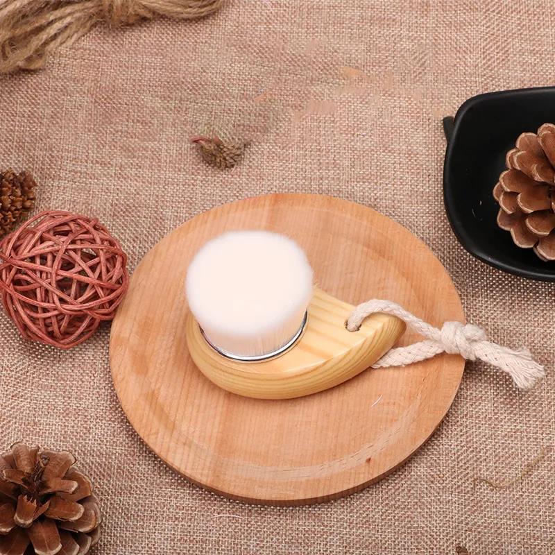 Silicone Facial Cleansing Brush Manual Double-sided Facial Deep Cleansing Skin Brush Soft Hair Cleansing Massage Brush Vibrato Artifact