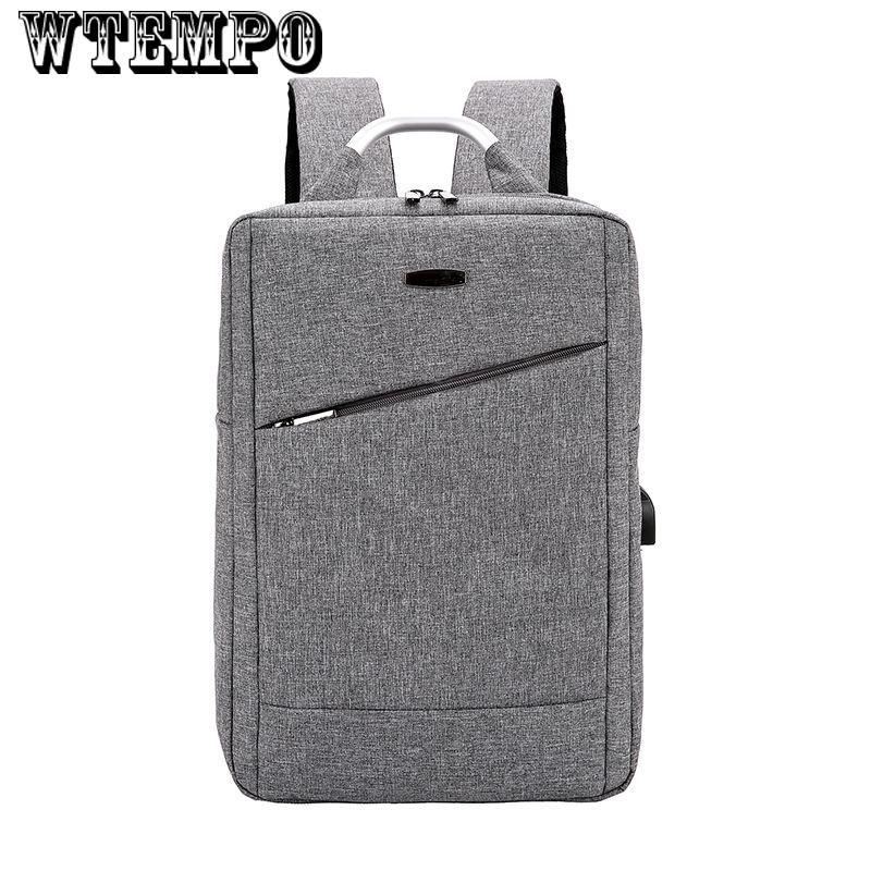 Men backpack retro casual 15" laptop bag fashion male large capacity travel shoulder Bag business