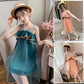 Children's Clothing Girls' Dresses  Children's Summer Clothing Princess Dresses Mesh Vest Skirts Big Children's Clothing