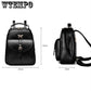 Fashion Pu Leather Women Backpack Simple Style Backpack Women College Backpack