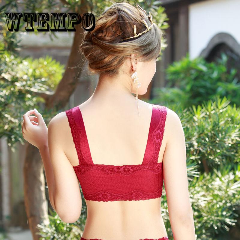 Women Leisure Bras Brassiere Breathable Hollow Out Striped Bras Full Cup Racer Back Fitness