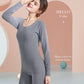 Women Long Sleeve Thermal Underwear Winter Thicken Tight Suit Sexy Pajamas Autumn Windproof High Elasticity Slim Body Comfortable Breathable Versatile