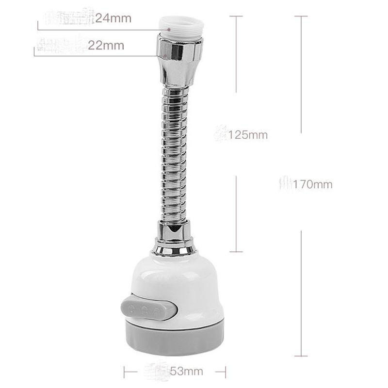Kitchen Faucet Pressurized Shower Universal Water Saver Tap Water Splash-proof Faucet Water Filter Filter Aerator