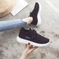 Plus Size 35-40 Summer Women White Mesh Sneakers Students Running Basketball Shoes Breathable Shockproof Non-slip Skate Shoes