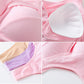 Women's Plus Size Non-steel Ring Beautiful Back Gather Anti-sagging Underwear Cotton Sports Sleep Bra