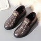 Winter Plus Velvet Keep Warm Ladies Cotton Shoes Flat Non-slip and Waterproof Leather Shoes