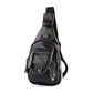 Casual Chest Bag Men Black Large Capacity Multi-pocket Crossbody Outdoor Sports Shoulder Bag