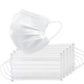 Disposable protective mask dustproof 3 layers non-woven fabric white mask unisex protection