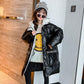 Girls' Cotton Clothes Mid-length Thicken Winter Warm Jacket Korean Style Down Coat Over The Knee Quilted Jacket