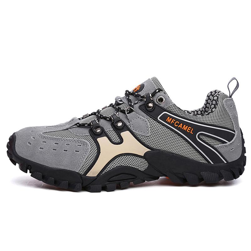 Unisex Hiking Shoes Outdoor Sports Shoes Non-slip Wear-resistant Hiking Shoes Breathable Lightweight Running Shoes Camping Fishing