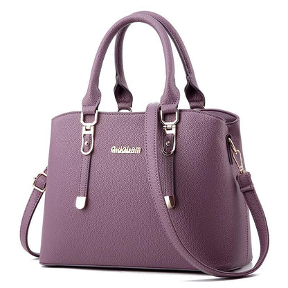 Trendy wild Patent leather bag Big capacity Woman bag European and American style Shoulder Handbag