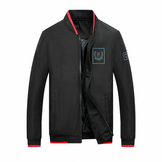 Autumn and Winter New Casual Jacket Men's Hooded Tops Solid Color Simple Jacket