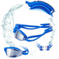 WTEMPO Swimming Goggles Men Women Anti Fog UV Protection Swimming Goggles Professional Electroplate