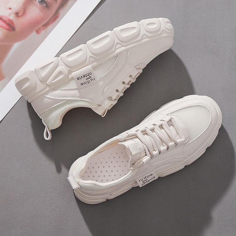 White Sneakers Women Shoes Chunky Sneakers Shoes Woman Tenis Feminino Breathable Mesh Dad Shoes
