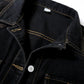 Denim Jackets Cotton Single-breasted Solid Ladies Turn-down Collar Spliced Autumn Outerwear Hole Coat Tops Female
