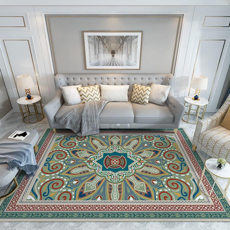 Household Living Room Carpet Bedroom Bedside Carpet Washable Carpet European Carpet