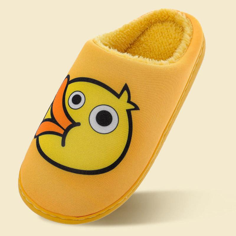 Couple Cotton Slippers Ladies Outer Wear Non-slip Soft Bottom Autumn and Winter Fleece Warm Slippers