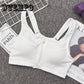 Front Zipper No Rims Sports Underwear Running Yoga Fitness Bra