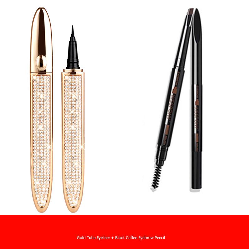 [Hengshui 168 meters] Projection Diamond Eyeliner Super Waterproof No Halo Makeup Lasting Hard Head