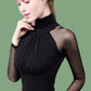 Women T-shirt Autumn Long Sleeve Tops Sexy Neck Vegan Clothes Elegant White Fall Tee Shirt Pullover