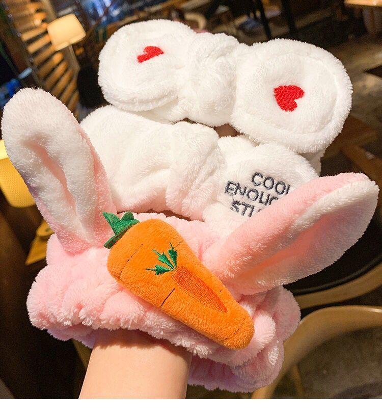 Hair Hoop Female Hair Band Face Wash Headband Cute Antlers Headgear Hair Bundle Simple Headdress