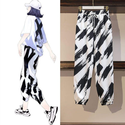 Women's Loose Pants All-match Trend Summer Harem Pants Drape Slim Casual Radish Pants Thin Section