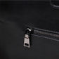Business Briefcase Men Vintage Brown Leather Zipper Styling Tote Shoulder Diagonal Computer Bag