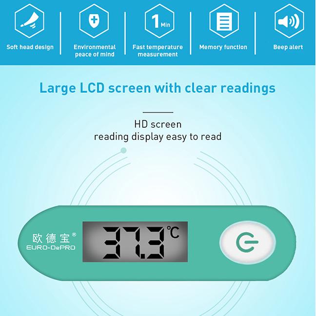 Digital LCD fever Thermometer Tools kids Baby Child Body temperature Thermometer Measurement
