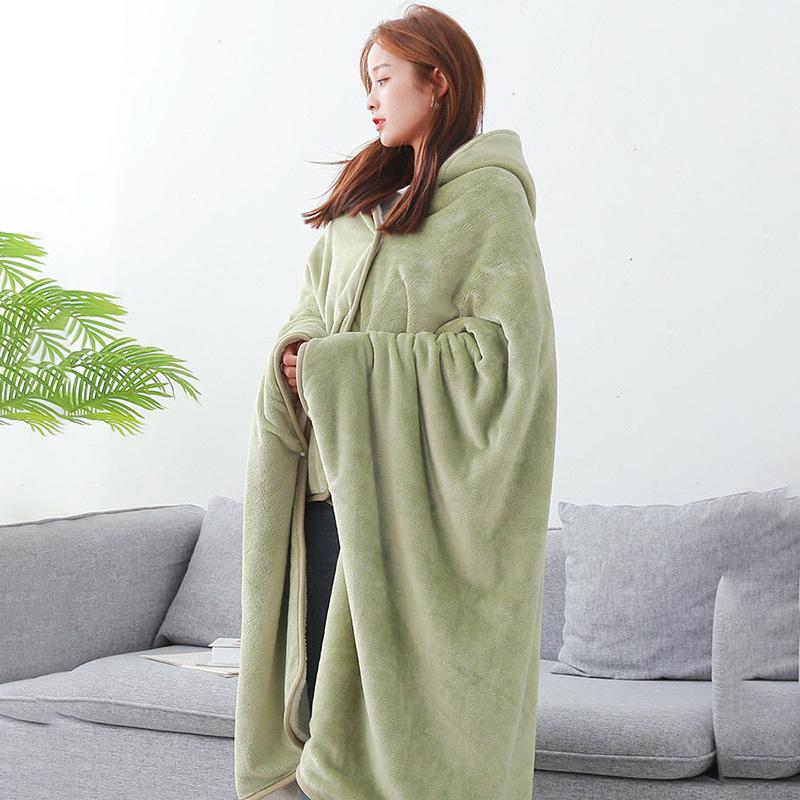 The Blanket Is Thickened In The Winter Single Blanket Napping Blanket Flannel Blanket R Artificial Lamb Wool Shawl Cloak Warm and Soft