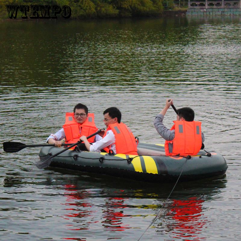 WTEMPO Adventure two inflatable fishing boat assault boat fishing thickened inflatable fishing boat