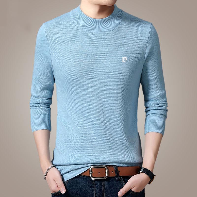 Sweater Men Casual Pullover Men Autumn Slim Fit Shirt Mens Sweaters Knitted Cashmere Wool Pull Homme