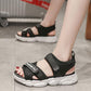 Sports Sandals Women's Summer Fashion Wear Student Korean Version  The Thick-soled Sponge Cake Bear Daddy Shoes