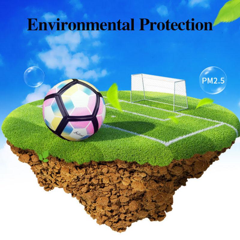 Size 5 Colorful Soccer Ball Set PU Leather Football Wearable Soccer Training and  Competition Ball