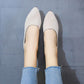 Solid Color Spring and Summer Single Shoes Women's Pointed Toe Flat Shoes Non-slip Casual Women's Shoes