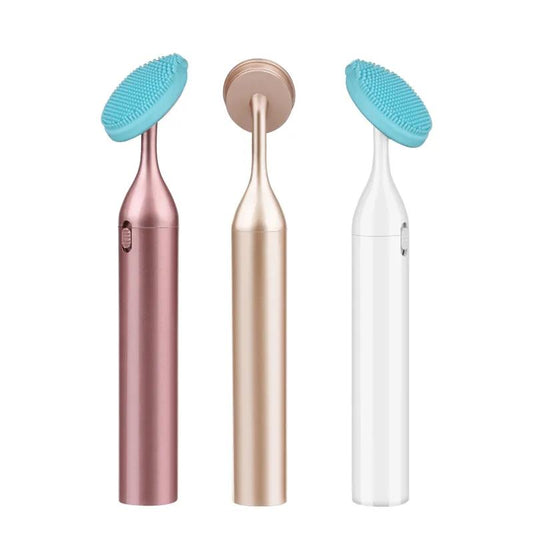 Facial Beauty Instrument Face-lift Artifact Beauty Eye Instrument Face Wash Electric Face Cleansing Instrument Silicone Face Wash Cleansing