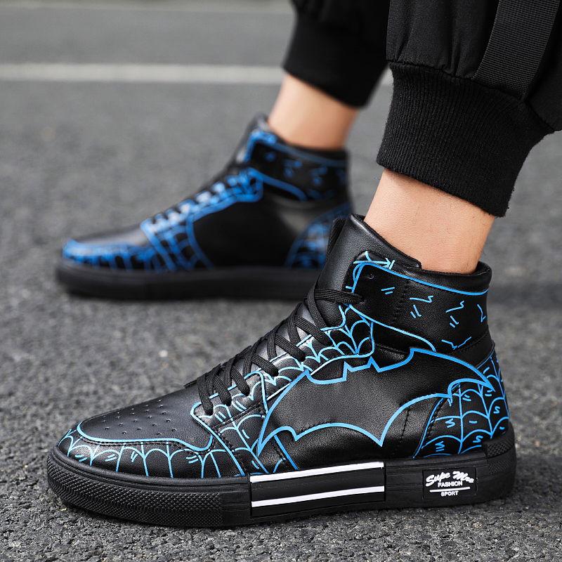 Sneakers men's high-top shoes trend wild running sneakers trend large size men's shoes