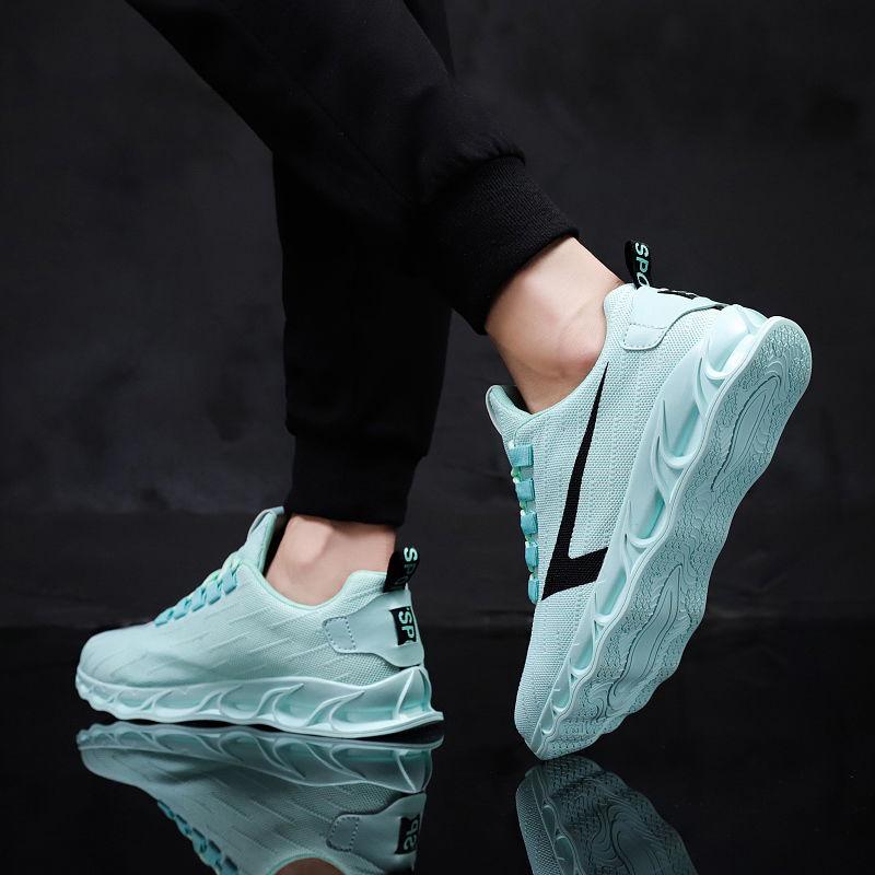 Running Shoes Blade Cushioning Sneakers for Men Breathable Outdoor Athletic Training Walking Sneaker