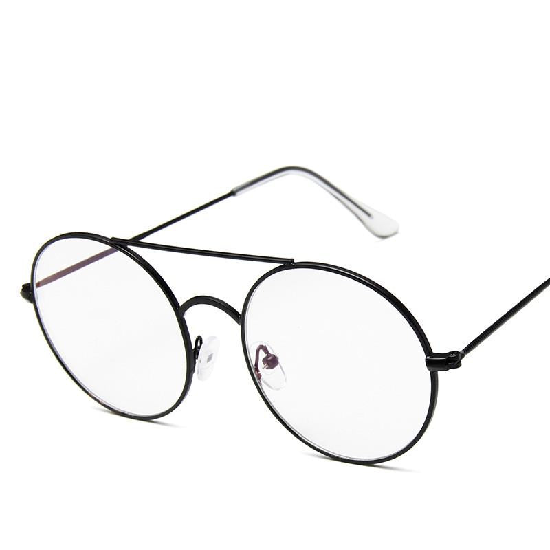 Vintage Round Sunglasses Men Women 2019 Fashion Metal Sun glasses Small Circle Sunglass Reflective M
