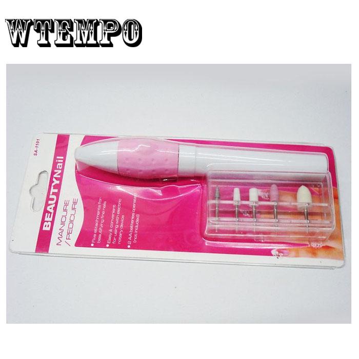 Electric Nail Art Drill Pen Handle File Polish Grind Machine Handpiece Manicure Pedicure Tools Nail