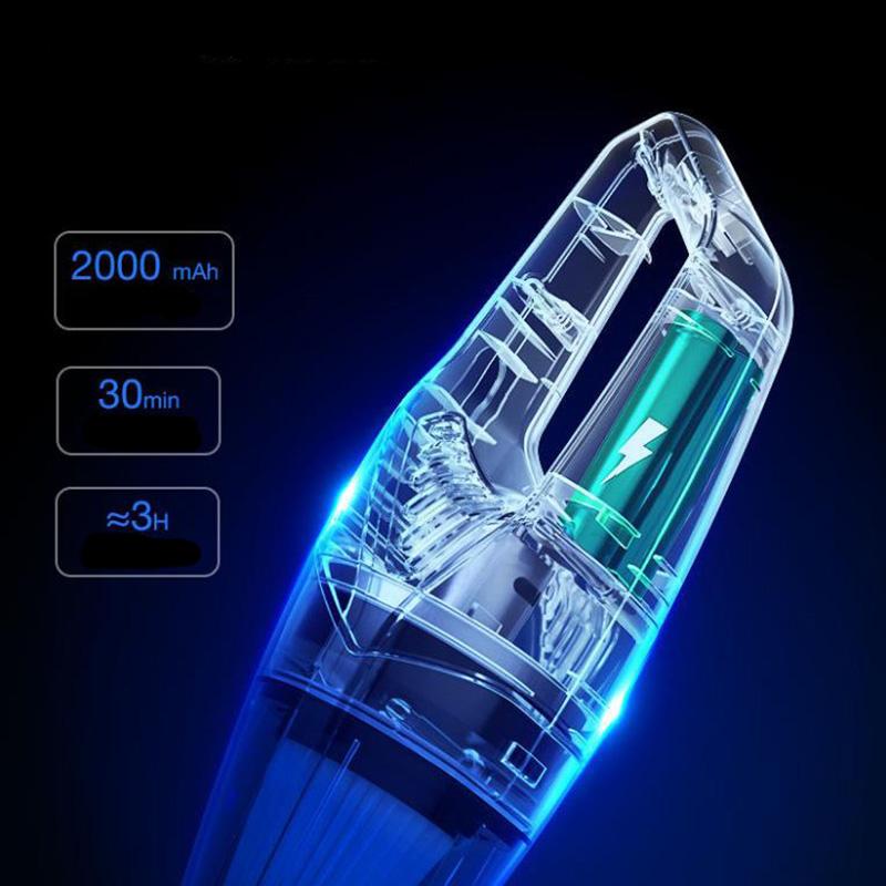 22000Pa Home Car Dual Purpose Vacuum Cleaner 150W High Power Wet & Dry Cleaner Portable Handheld Vacuum Cleaner