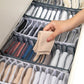 3 Pieces Storage Box, Multipurpose Household Storage Box Commodity Shelf for Underwear Socks, White/Gray