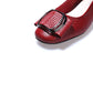 Office Ladies Spring Solid Color Casual Slip-on Shoes Women's Summer Large Size Low Heel Leather Single Shoes