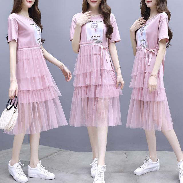 Women Chiffon Deep  Dress Floral Print Sleeveless Dress Beach Maxi Party  Elegant Dress