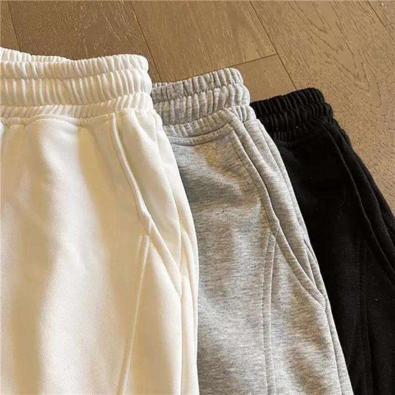 Sports Casual Pants Women's Wide-leg Loose-fitting Feet INS Trend All-match Casual Pants Student Women's Health Pants