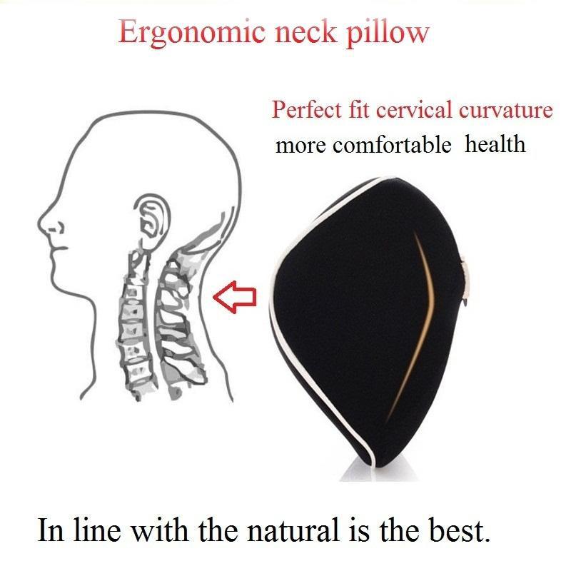 Little Girl Printing Car Neck Pillow and Lumbar Pillow Set Seat Support Pillow Breathable Spine Protection Tool