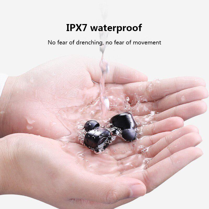 Waterproof 5.0 Earphone Bluetooth LED Touch 8D TWS Earbud Wireless Headphone Noise Reduction Headset