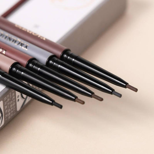 Eyebrow pencil waterproof sweat-proof lasting non-marking buy 1 get 4double-headed ultra-fine
