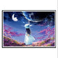 Diamond Painting Full Diamond Fantasy Starry Sky Landscape 5d Point Stickers Diamond Cross Stitch Cartoon Girl Bedroom Living Room