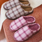 Winter Slippers Cotton Shoes for Women Plus Size Mens Slides Thick Warm Slipper